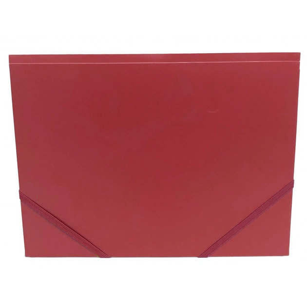 Папка на резинках H-Tone А4, червона (FOLD-HT-JJ40941-R) - picture 2