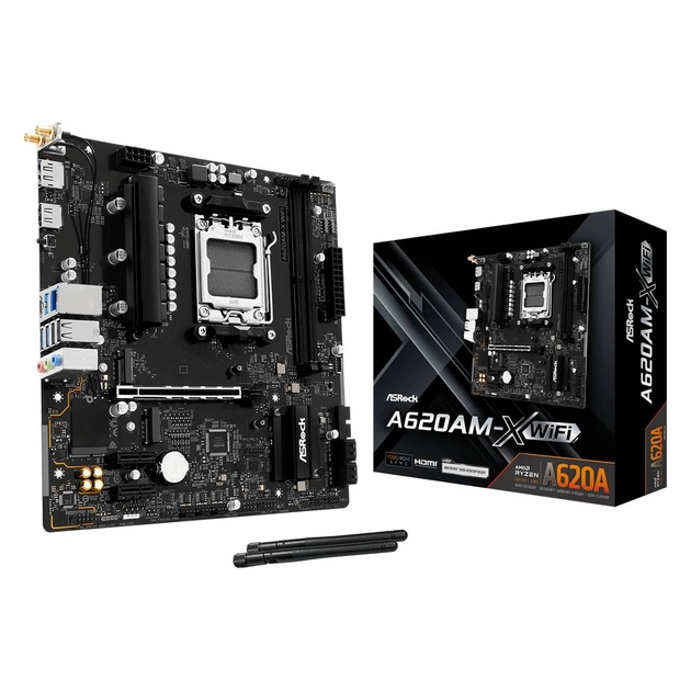 Материнская плата ASRock A620AM-X WiFi Socket AM5 - изображение 1