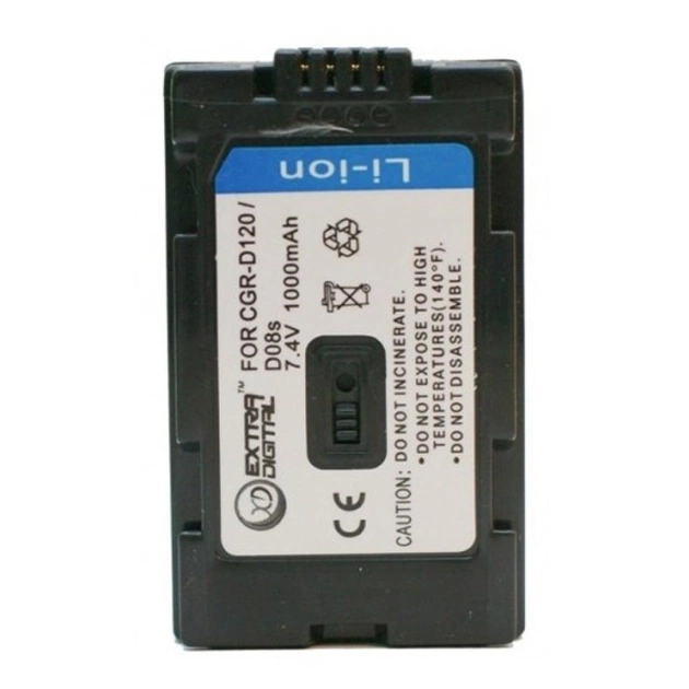 Акумулятор до фото/відео Extradigital Panasonic D120, D08S (BDP2555) - изображение 1