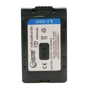 Акумулятор до фото/відео Extradigital Panasonic D120, D08S (BDP2555) зображення 1
