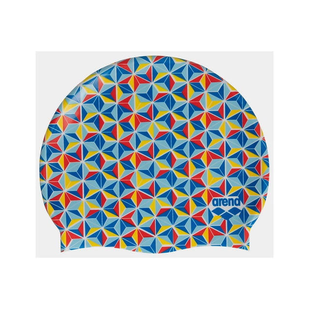 Шапка для плавання Arena Print JR 94171-236 зелений Діт OSFM (3468337082682) - зображення 1