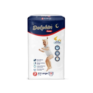 Підгузки Dolphin Розмір 7 XX Large (17+ кг) 16 шт (8680131208166) picture 1