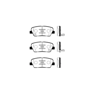 Гальмівні колодки HI-Q SP1247 зображення 1