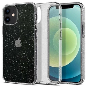 Чохол-накладка Spigen Liquid Crystal Glitter для Apple iPhone 12 Mini Crystal Quartz (ACS01741) зображення 1