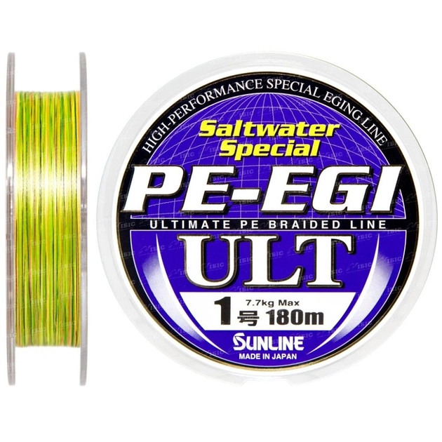 Шнур Sunline PE-EGI ULT 180m #1.0/0.165мм 7.7кг (1658.05.97) - изображение 1