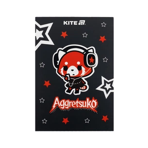 Блокнот Kite Aggretsuko A5, 50 аркушів, клітинка (AR25-194) зображення 1