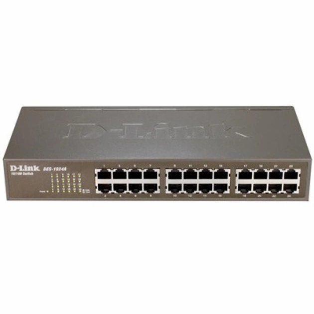 Комутатор мережевий D-Link DES-1024A (DES-1024A metal case) - изображение 1