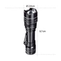 Ліхтар Hama Professional 1 LED Torch L100 Black (00139523) - зменшене зображення 4