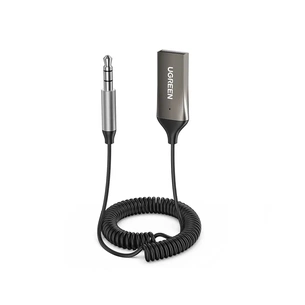FM модулятор Ugreen Bluetooth 5.0 Aux with mic CM309 UGREEN Black (70601) зображення 1