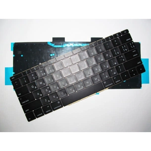 Клавіатура ноутбука Apple Macbook Pro 13.3" A1708 чорна з підсвіткою UA (A46071) зображення 1