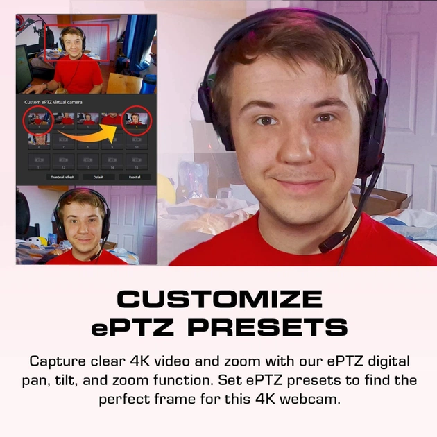 Веб-камера AVerMedia Live Streamer CAM PW513 4K Black (61PW513000AC) - picture 5