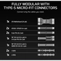 Блок питания Corsair 750W RM750x Shift ATX 3.1 (CP-9020298-EU) - уменьшенное изображение 3
