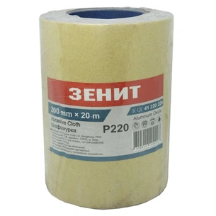 Наждачний папір Зеніт 200 мм х 20 м з. 220 (41220220) зображення 1