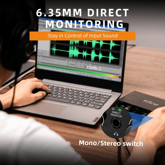 Аудіоінтерфейс Fifine Ampli 3 - picture 5