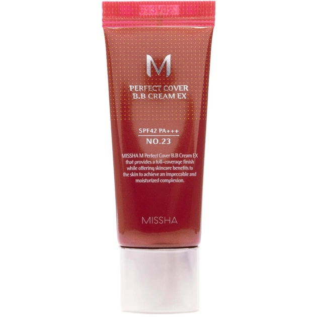 BB-крем Missha M Perfect Cover BB Cream EX SPF42/PA+++ 23 - Natural Beige (8809747940738) - picture 1