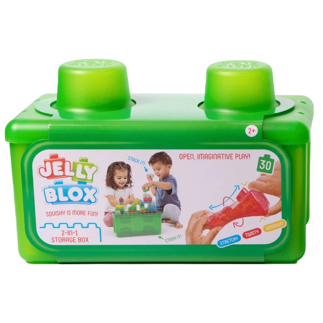 Конструктор Jelly Blox Сенсорний - В кейсі 2 в 1: будуй-складай (931693) - зображення 1