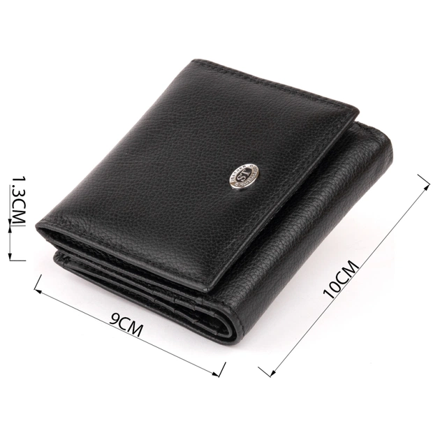 Гаманець ST Leather Чорний (19256) - зображення 3