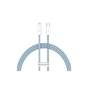 Дата кабель USB-C to Lightning 1.0m 20W blue Baseus (CALD000003) - зменшене зображення 1