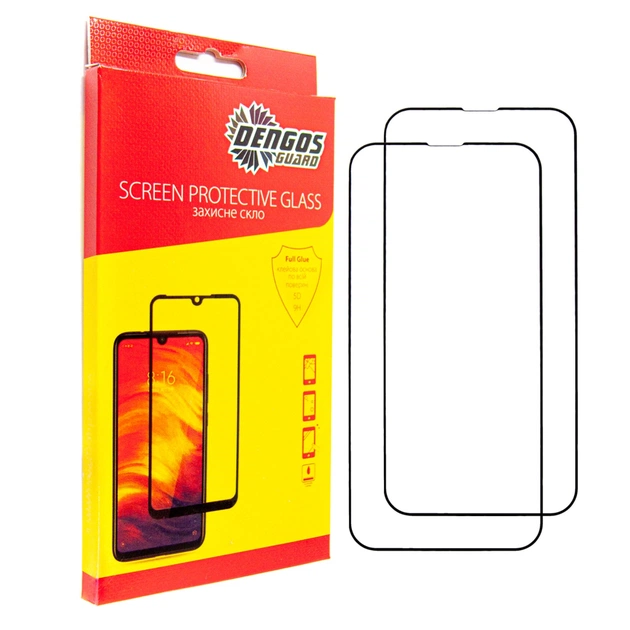 Стекло защитное Dengos iPhone 13/13 Pro 2pcs kit (DG-TG2P-31) - изображение 1
