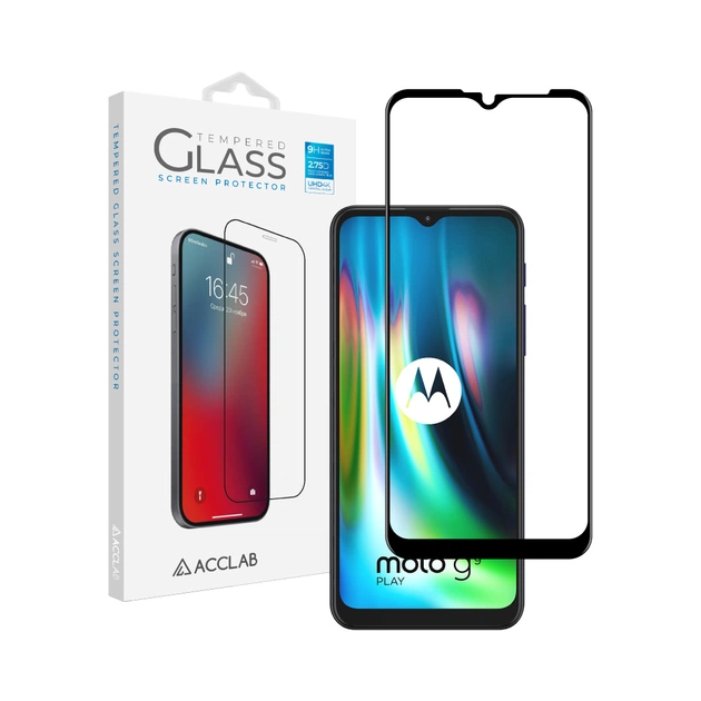 Скло захисне ACCLAB Full Glue MOTO G9 Play (1283126509032) - зображення 1