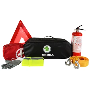 Набор техпомощи Poputchik Skoda легковой черный (01-131-Л) изображение 1