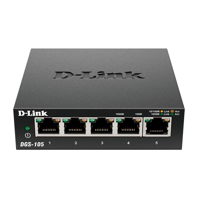Комутатор мережевий D-Link DGS-105/E - изображение 1
