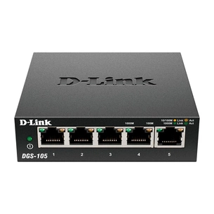Комутатор мережевий D-Link DGS-105/E зображення 1
