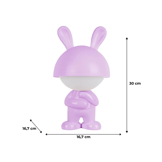 Нічник Kite Світильник LED з акумулятором Dreamy Bunny, фіолетовий (K25-315-1-5) - picture 6
