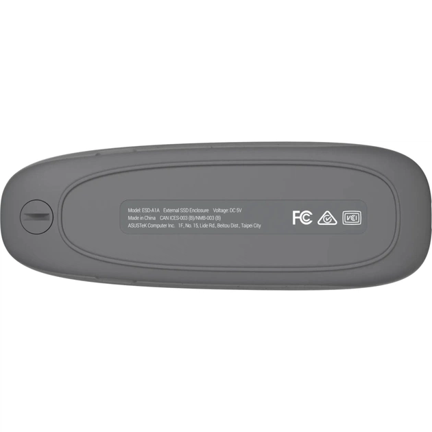 Кишеня зовнішня ASUS SSD PCIe NVMe M.2 2230/2242/2260/2280 USB Type-C 3.2 Gen 2x1 grey (90DD02R6-M09000) - picture 10