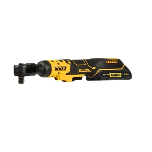 Гайковерт DeWALT кутовий - трещотка, 18V XR Li-lon, 2Ah, 95 Нм, ложемент (DCF512D1G) зображення 1