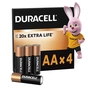 Батарейка Duracell AA лужні 4 шт. в упаковці (5000394052536 / 81551270) - зменшене зображення 1