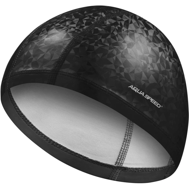 Шапка для плавання Aqua Speed Flux 7296 143-07 чорний Уні OSFM (5908217672964) - зображення 1