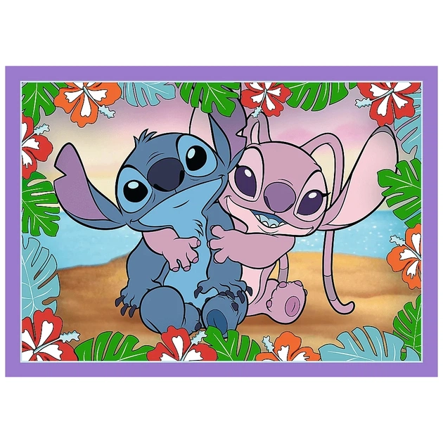 Пазл Trefl Lilo&Stitch Шалений день4 in 1 (35, 48, 54, 70) елемента (5900511346336) - зображення 5
