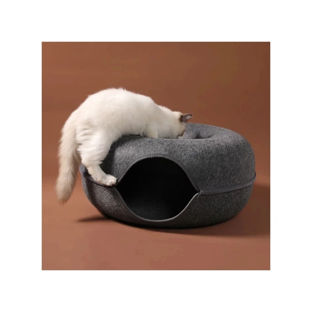 Лежак для тварин Me&Pet Інтерактивний тунель L Сірий (NMP05-02) - picture 8
