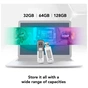 USB флеш накопичувач Lexar 64GB V100 USB 3 (LJDV100-64GABGY) - зменшене зображення 4