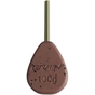 Грузило Brain In-Line Flat Lead 130g 2шт/уп Brown (1858.32.19) - зменшене зображення 1