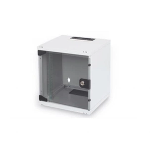 Шафа настінна Digitus 6U 10" 312x300, glass door, 30kg max, grey (DN-10-05U-1) зображення 1