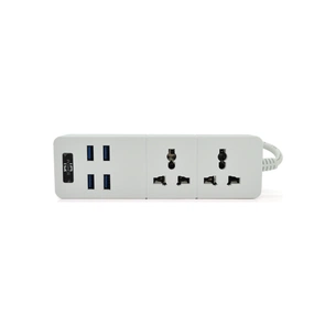 Мережевий фільтр живлення Voltronic TВ-Т07, 2роз, 4*USB White (ТВ-Т07-White) зображення 1