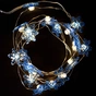 Гірлянда YES! Fun На мідному дроті Сніжинки 20 LED Тепло-біла 2.2 м На батарейках (801212) - зменшене зображення 3