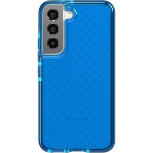 Чохол-накладка Tech21 Evo Check для Samsung Galaxy S22 SM-S901 Blue (T21-9408) зображення 1