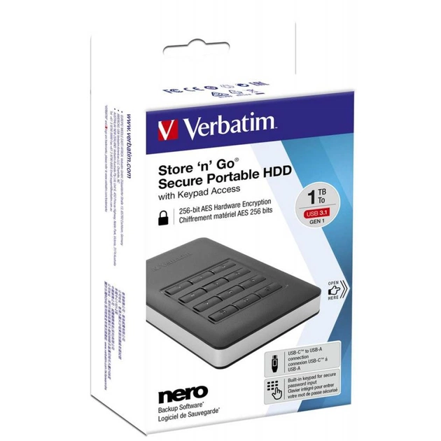 Зовнішній жорсткий диск 2.5" 1TB Verbatim (53401) - picture 6