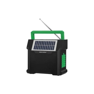 Акустична система NEWVEW NV-9153 Solar Panel/BT/USB/TF/FM Green (NWVW-NV-9153-GN) зображення 1