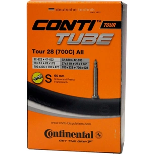Велосипедна камера Continental Tour 28" All 32-622 / 47-622 PR60mm (182041) зображення 1