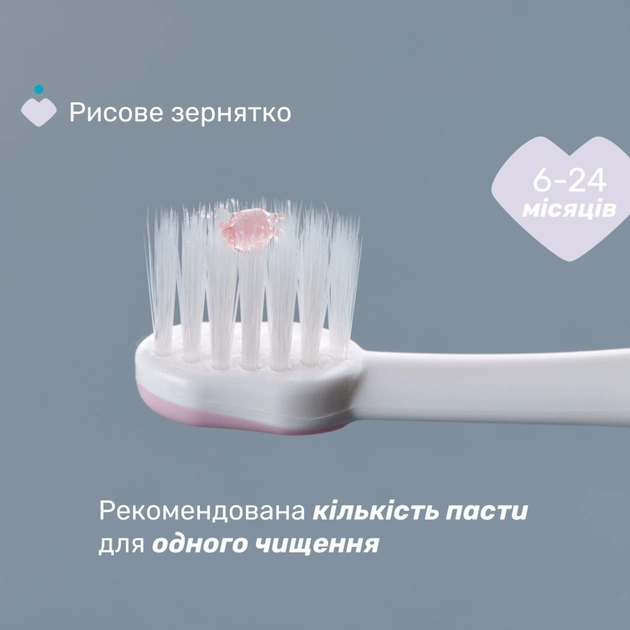Дитяча зубна щітка Chicco для перших зубів, 6-36 міс. рожева (8058664174683) (12081.00) - picture 4