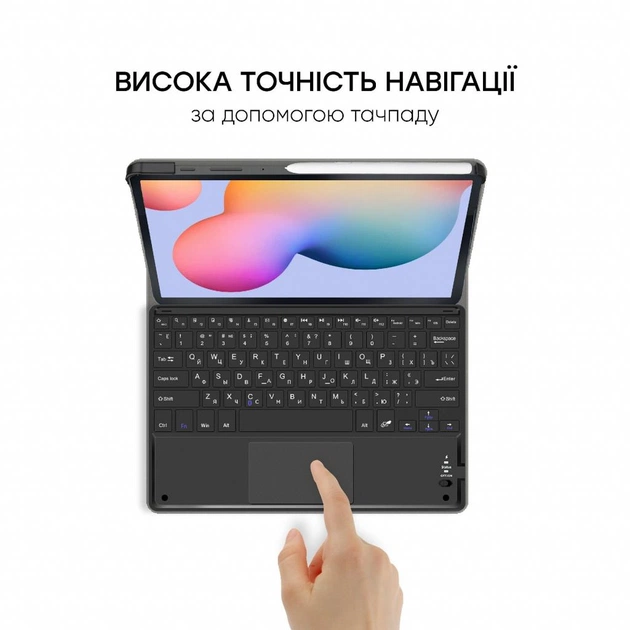Чохол до планшета AirOn Premium Samsung Galaxy Tab S6 Lite (SM-P610/P615) Bluetooth (4822352781056) - зображення 5