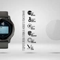 Плівка захисна Armorstandart Matte hydrogel Garmin Venu 2S 6 pcs (ARM92030) - зменшене зображення 2