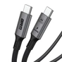 Дата кабель USB-C to USB-C 1.0m USB4 40Gbps 240W 8K60Hz black Armorstandart (ARM81921) - уменьшенное изображение 4
