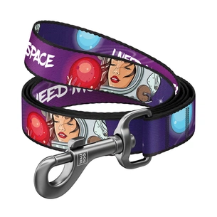 Повідок для собак WAUDOG Nylon "Більше космосу" L-XXL 25 мм х 122 см (4925-0126) зображення 1