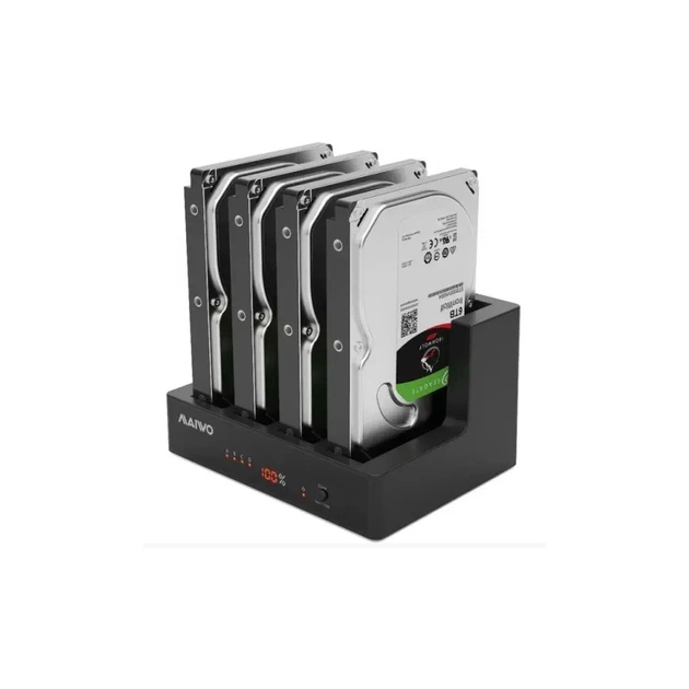 Док-станція для накопичувачів Maiwo 4*HDD 2,5"/3,5" SATA/SSD USB3.0 (K3094A) - picture 1