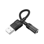 Звукова плата HOCO LS37 Spirit transparent USB to 3.5mm Black (6942007612562) - preview 3